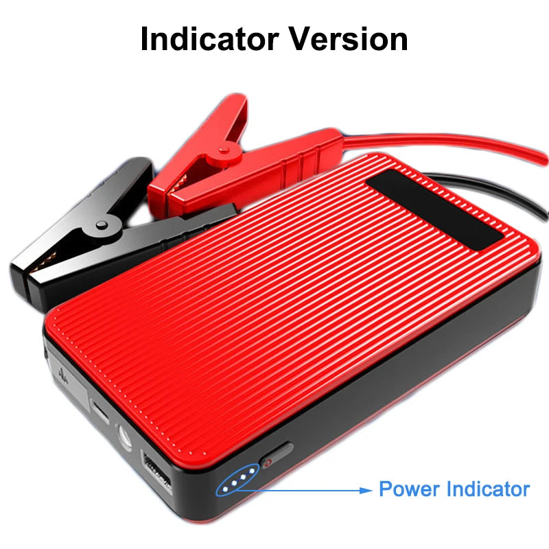 GKFLY Car Battery Jump Starter 8000mAh Portable Car Battery Booster Charger 12V Starting Device Emergency Booster