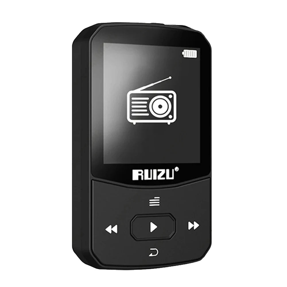 Sport Bluetooth MP3 Player Portable Clip Mini Music Walkman With Screen Support FM,Recording,Clock,Pedometer Radio
