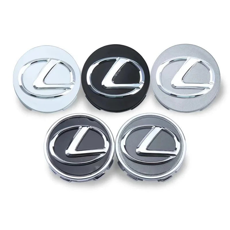 4PCS 62mm Car Wheel Center Hub Emblem For Lexus ES240 ES250 ES350 IS250 IS300 RX270 GS NX300 RX300 RX350 RX400H SL430 CT200