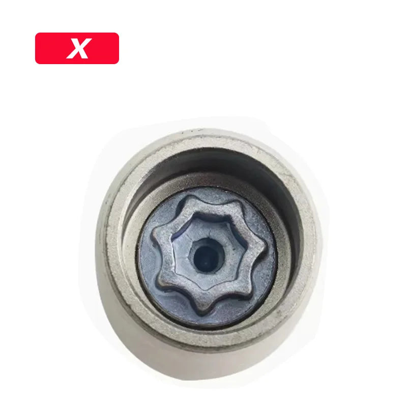 1PCS NoEnName_Null  tire anti-theft screw disassembly tool key sleeve for Audi A1 A5 A3 A4L A6L A7 Q3 Q5 A8 TT R8