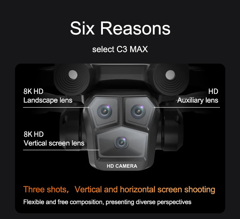 2024Uusi M4 Professional Drone 8K HD -kamera esteiden välttäminen laajakulmainen taitettava RC-helikopteri WIFI FPV korkeushelikopteri 3000M