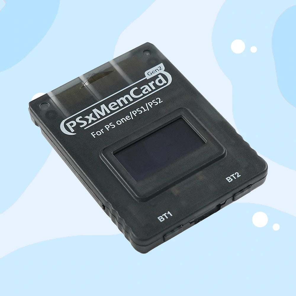 Bitfunx PSxMemCard Gen2 Sd2psXtd to Store Saves for PS1 and PS2 Games for PlayStation1 PS one Playstation2 Game Consoles