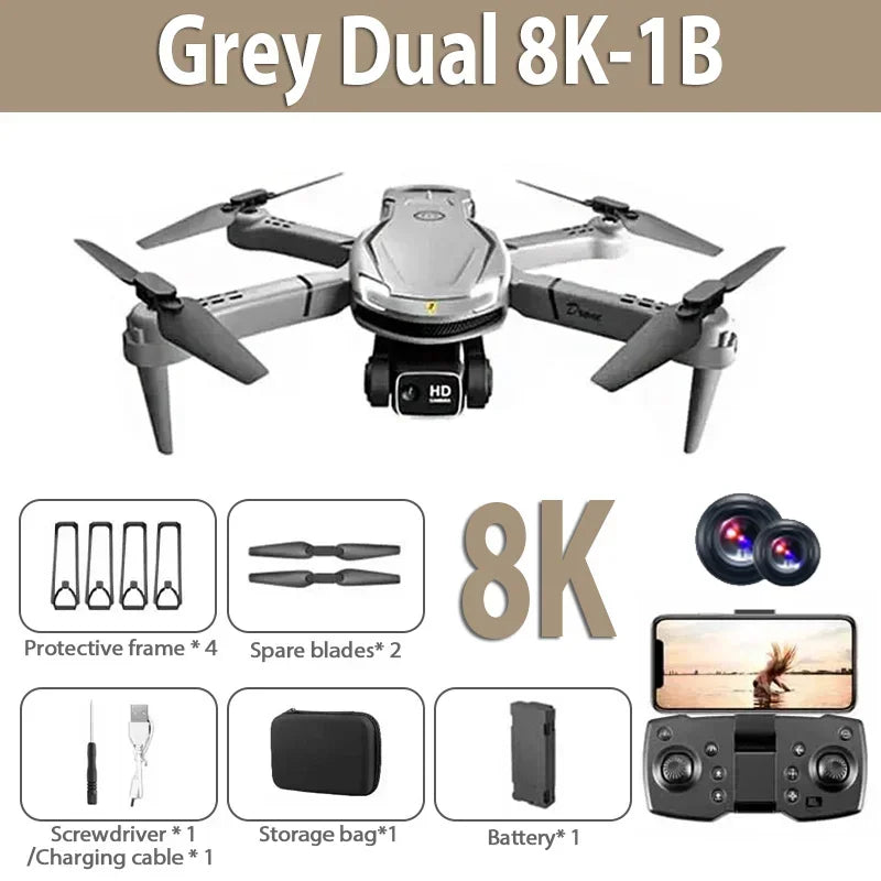 Xiaomi V88 Drone 8K 5G GPS Professional HD -ilmakuvauskaukosäätimelle Aircraft HD Dual Camera Quadcopter Toy UAV
