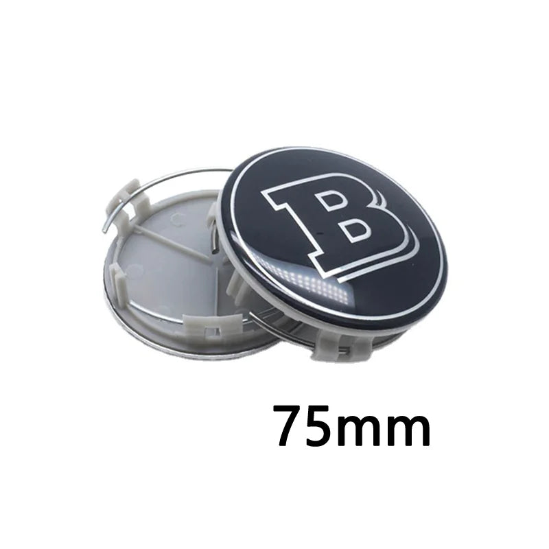 40pcs 56mm 60mm 68mm 75mm 3Pin For Wheel Hub Center Caps Mercedes Benz Emblem Car Rim Hubcap Badge Logo Auto Styling Accessories