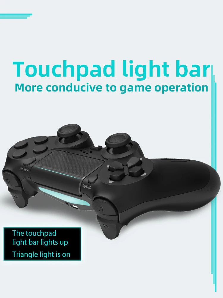 Bluetooth-yhteensopiva peliohjain PS4/Slim/Pro langattomalle peliohjaimelle PC:lle Dual Vibration Joystick IOS/Androidille