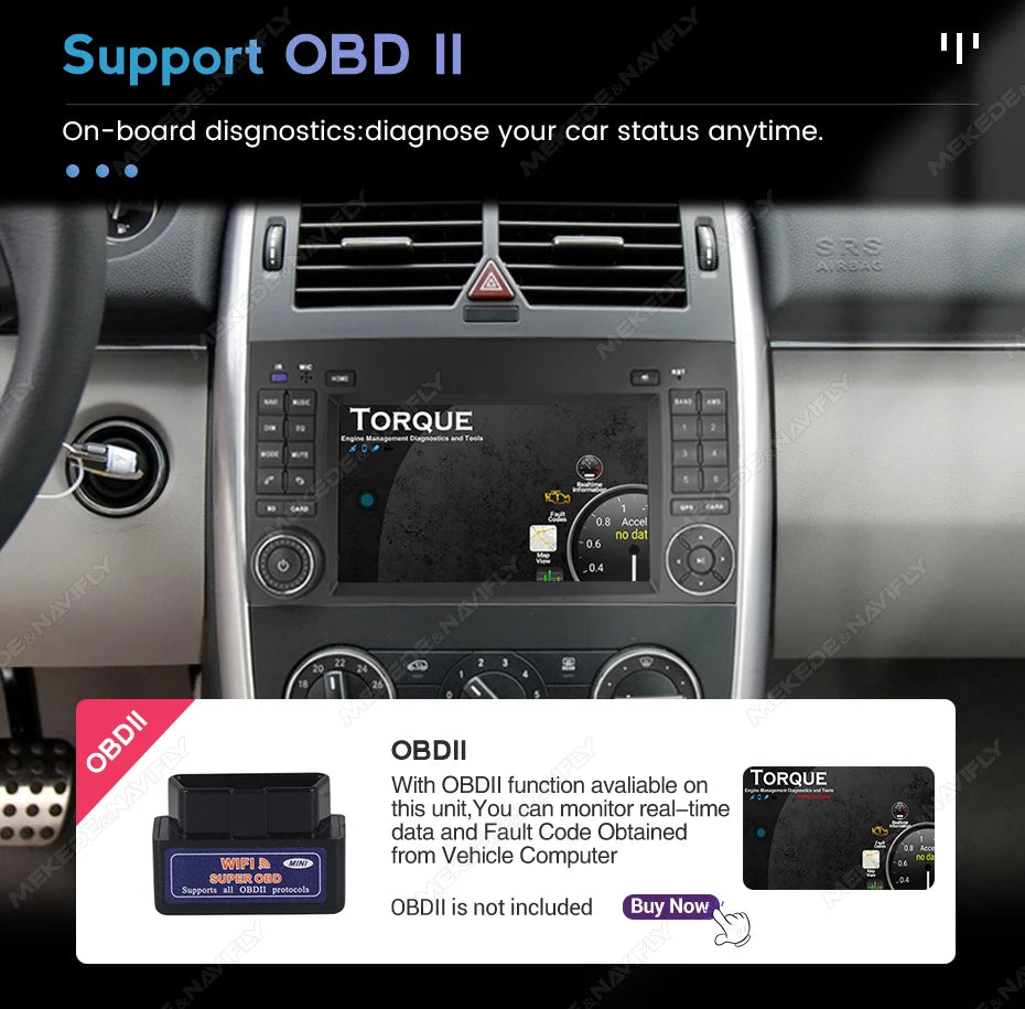 7" 2din Android Car Radio Stereo Video Player For Mercedes Benz B200 A B Class W169 W245 Viano Vito W639 Sprinter W906 Carplay