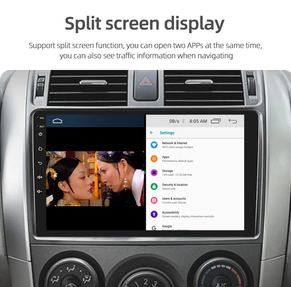 Android13 7 9 10 inch Car Radio GPS 2 din Radio Stereo Receiver Player 64G Multimedia Player wireless CarPlay Android Auto Gift