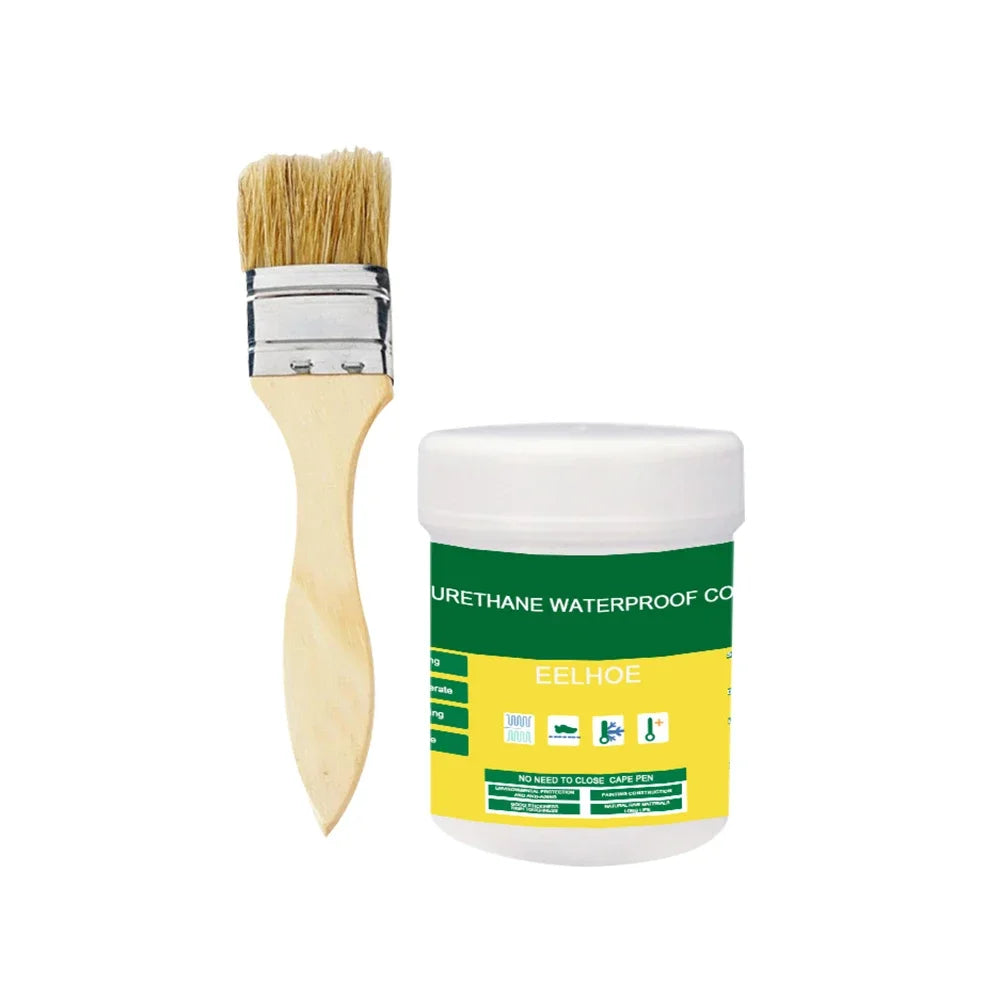 1/2/3Pcs Waterproof Coating Sealant Agent Transparent Invisible Paste Glue With Brush Restore Adhesive Roof Bathroom 30/100/300g
