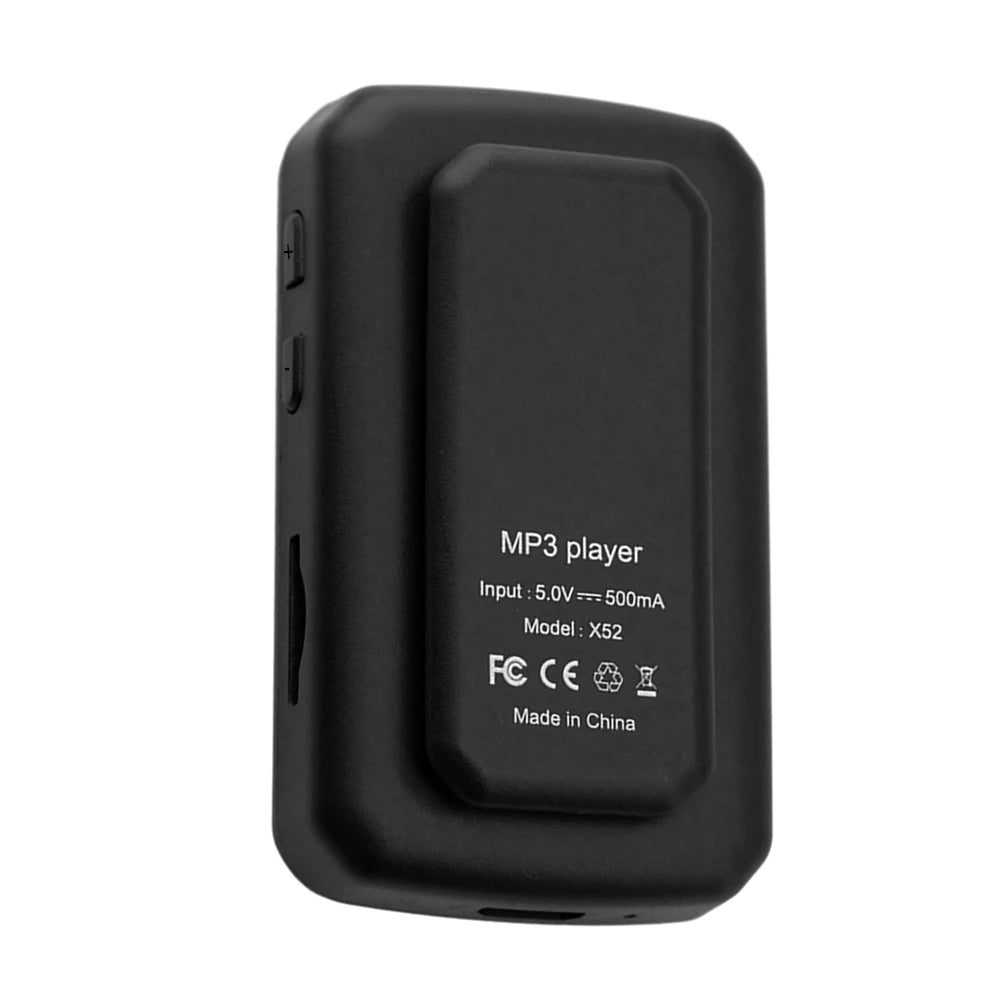 X52 Sport Bluetooth MP3 Player Portable Back clip Mini Music Walkman With Screen Support FM,Recording,Clock,Pedometer Radio
