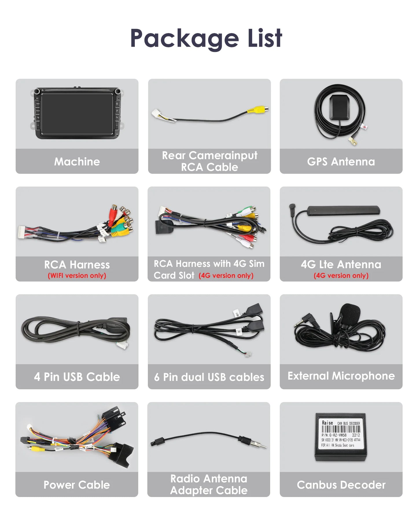 2din Android Car Radio GPS for Volkswagen Skoda VW Tiguan Touran Caddy Jetta Polo Passat Seat Multimedia Player Stereo AutoRadio