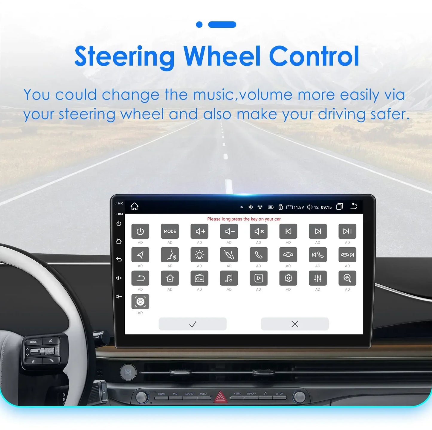 Android Radio Car Multimedia for Fiat Panda 2003 -2012 Android Auto Audio GPS 7862 Stereo Car CarPlay Intelligent Screen Player
