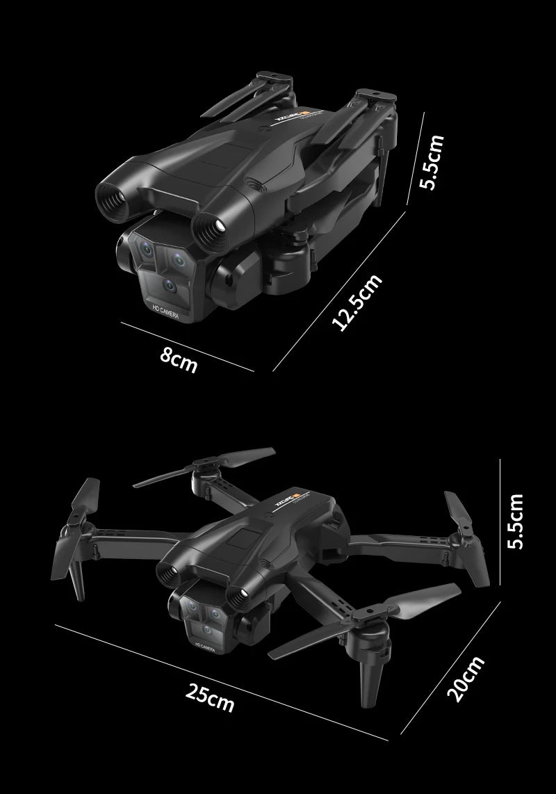 2024Uusi M4 Professional Drone 8K HD -kamera esteiden välttäminen laajakulmainen taitettava RC-helikopteri WIFI FPV korkeushelikopteri 3000M