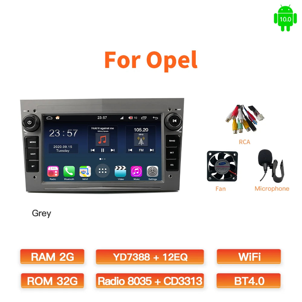 GATAXASKY 7"Car Android Radio Multimedia For Opel Vauxhall Astra H G J Antara vectra c b Vivaro Signum Astra H corsa c d zafira