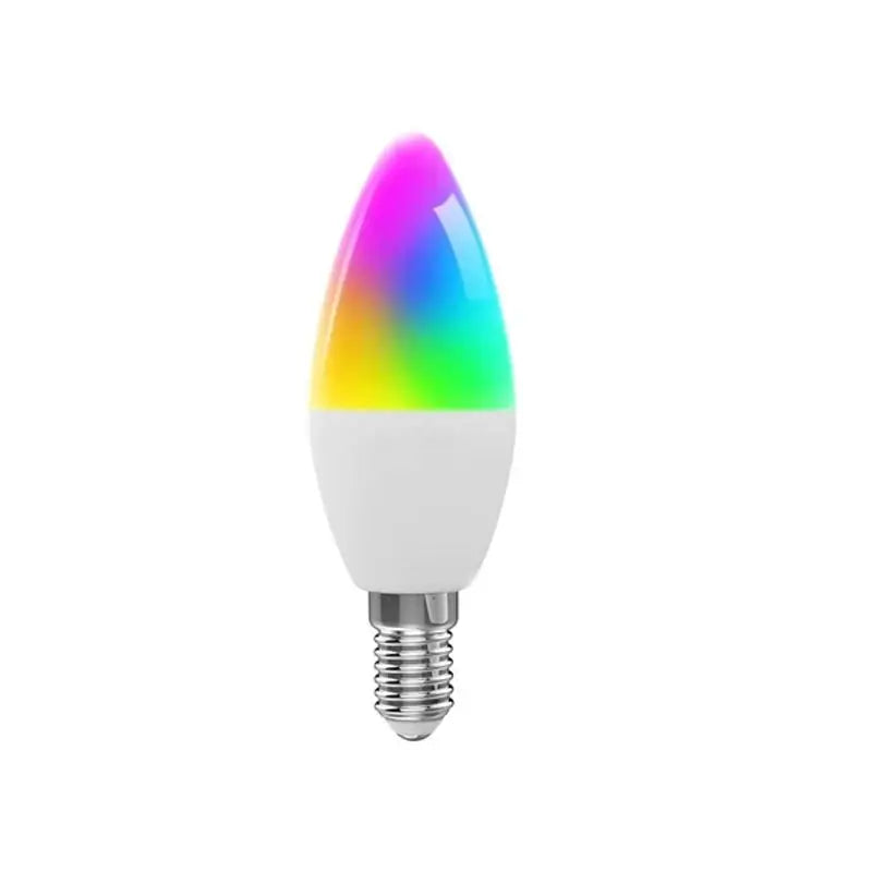 Led pirn küünal nutikas lamp E14 TUYA Bluetooth hämardatav RGB valgus 220 V APP grupi juhtimine Nutikas elu kodu ruumi kaunistamiseks