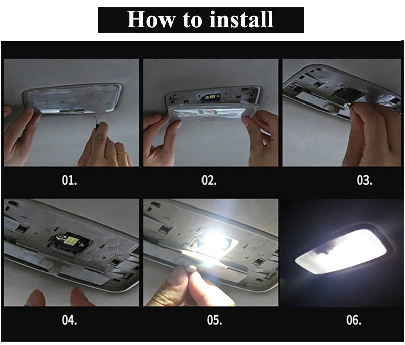 ZITWO 16Pcs For Mercedes Benz M Class W163 ML230 ML270 ML320 ML350 1998-2005 LED Interior Light Trunk Door Courtesy Bulb Kit