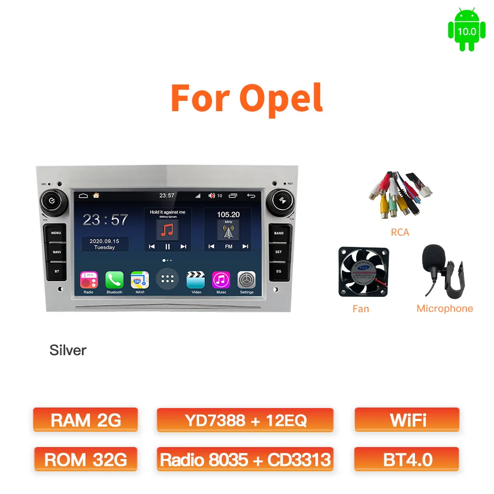 GATAXASKY 7"Car Android Radio Multimedia For Opel Vauxhall Astra H G J Antara vectra c b Vivaro Signum Astra H corsa c d zafira
