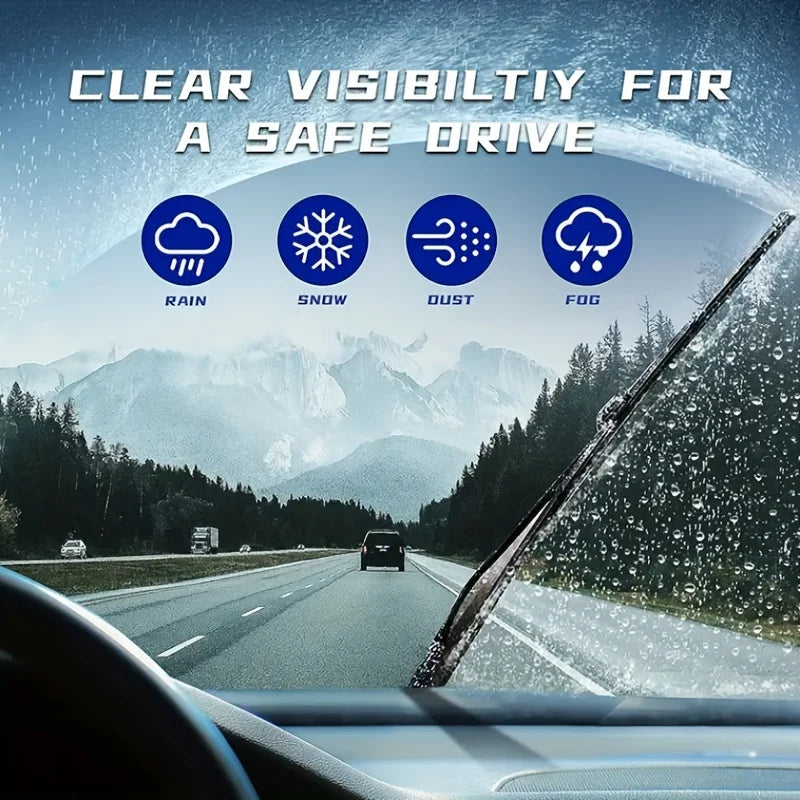Hyundai Getz 2002-2011 autonpyyhkijälle U-tyyppinen pehmeä kuminen luuton pyyhin HD Hiljainen kestävä autopyyhkijä 22"+14"