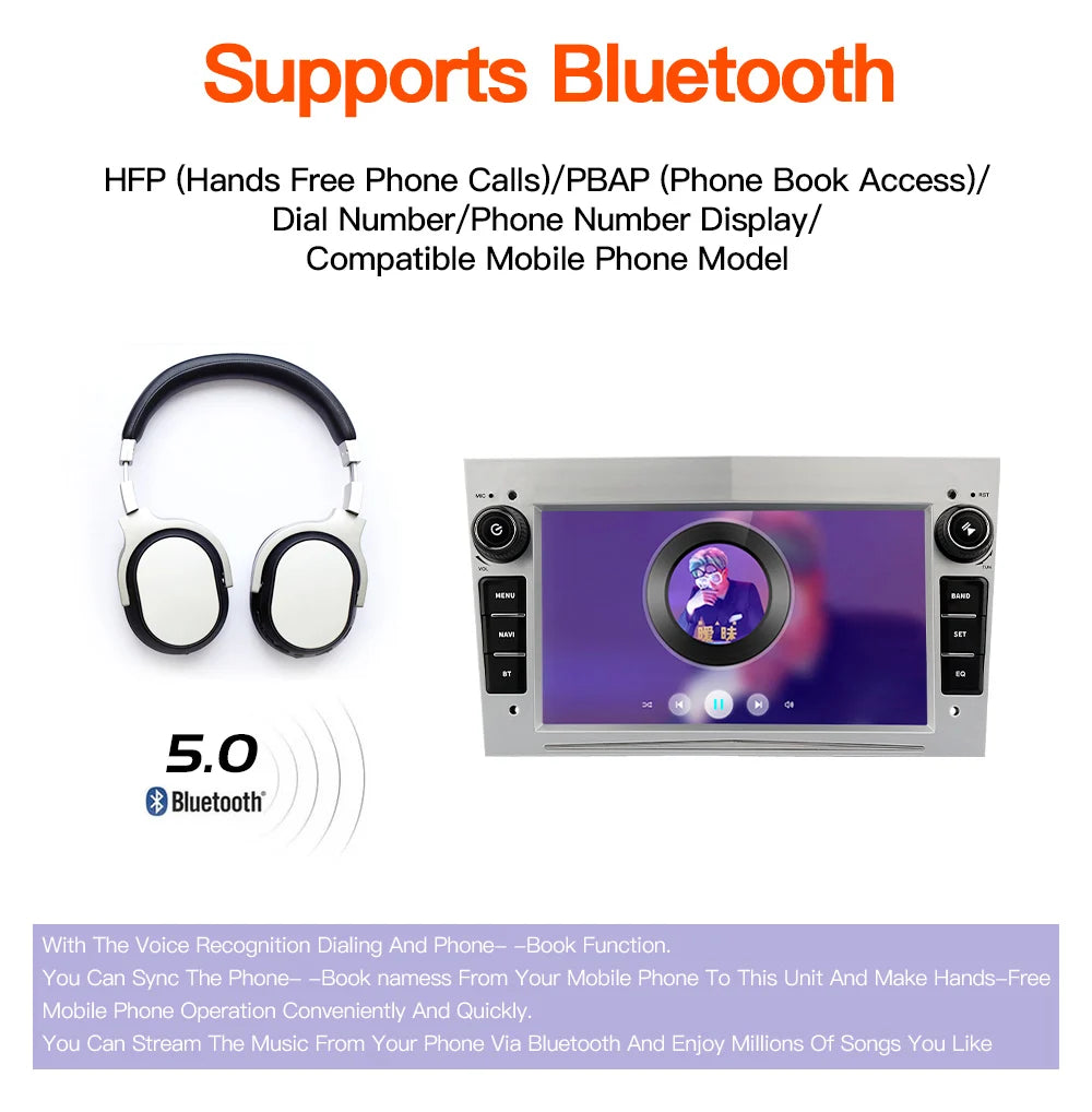 GATAXASKY 7"Car Android Radio Multimedia For Opel Vauxhall Astra H G J Antara vectra c b Vivaro Signum Astra H corsa c d zafira