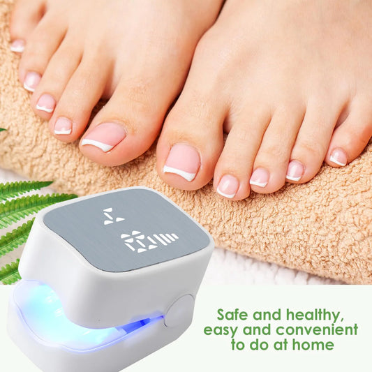 Nail Fungus Laser Assist Tool UV Professional Kynsien sienen puhdistus Laserlaite Kynsien valohoitolamppu Type-C Lataus Tukkukauppa