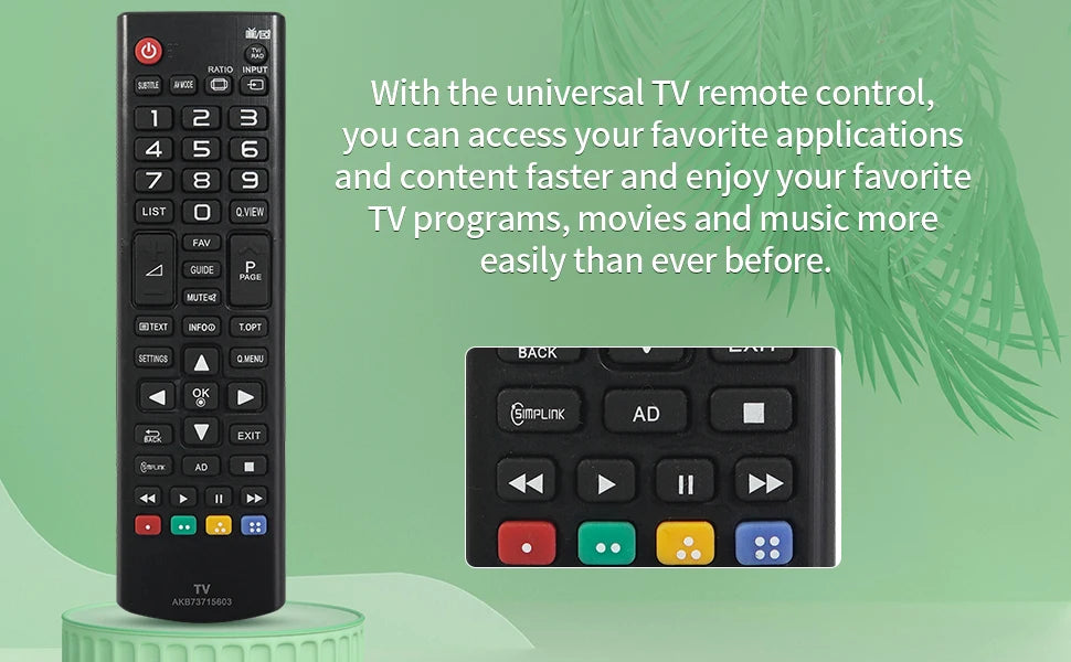 New AKB73715603 For LG Smart LED TV Remote Control 42LN5400 47LN5400 50LN5400 50PN6500 42LN5406 32LN5400 39LN5400