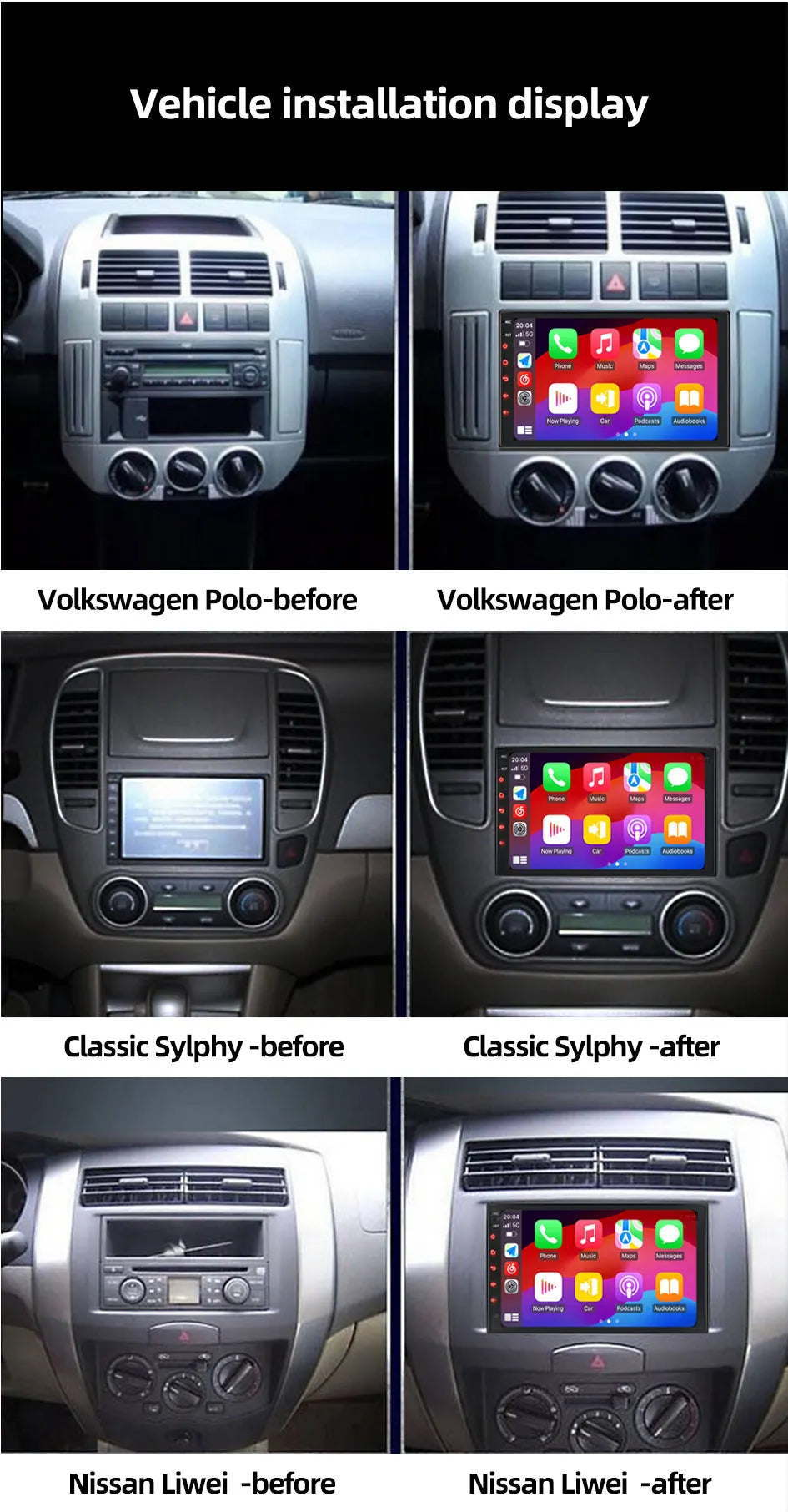Android13 7 9 10 inch Car Radio GPS 2 din Radio Stereo Receiver Player 64G Multimedia Player wireless CarPlay Android Auto Gift