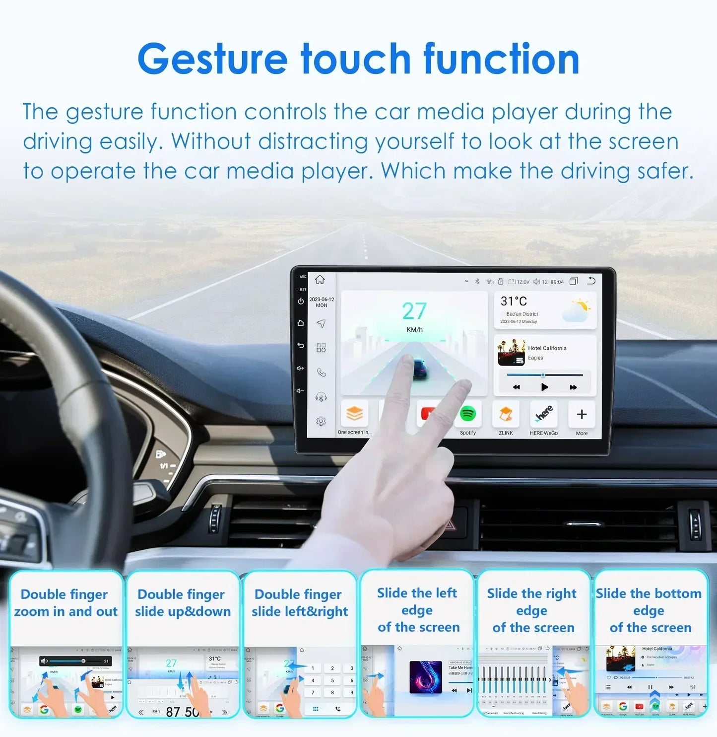 2din Android Car Radio GPS for Volkswagen Skoda VW Tiguan Touran Caddy Jetta Polo Passat Seat Multimedia Player Stereo AutoRadio