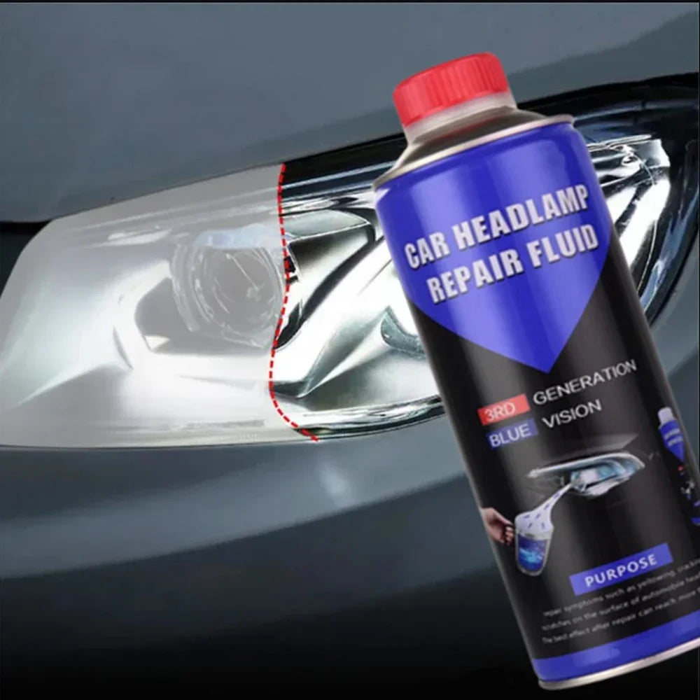 Car Headlight Polish Restoration Kit Automotive Headlight Care Tool Headlight Restoration Set Car Headlight Restoration Liquid