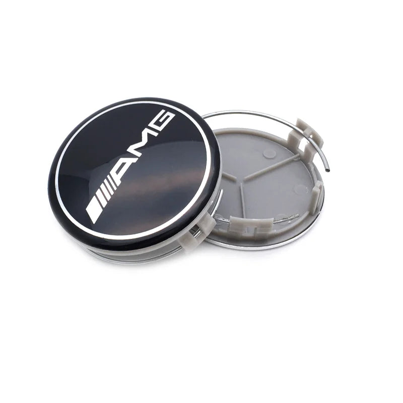 40pcs 56mm 60mm 68mm 75mm 3Pin For Wheel Hub Center Caps Mercedes Benz Emblem Car Rim Hubcap Badge Logo Auto Styling Accessories