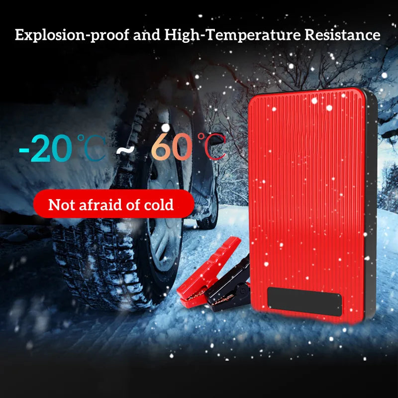 GKFLY Car Battery Jump Starter 8000mAh Portable Car Battery Booster Charger 12V Starting Device Emergency Booster