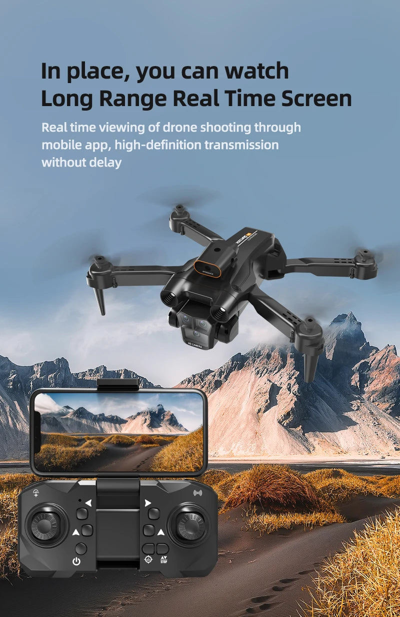 2024Uusi M4 Professional Drone 8K HD -kamera esteiden välttäminen laajakulmainen taitettava RC-helikopteri WIFI FPV korkeushelikopteri 3000M