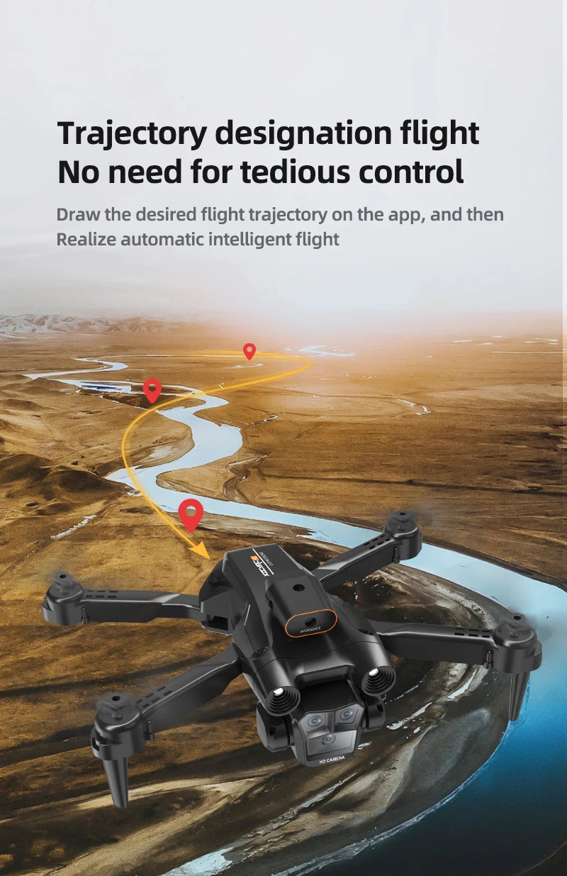 2024Uusi M4 Professional Drone 8K HD -kamera esteiden välttäminen laajakulmainen taitettava RC-helikopteri WIFI FPV korkeushelikopteri 3000M