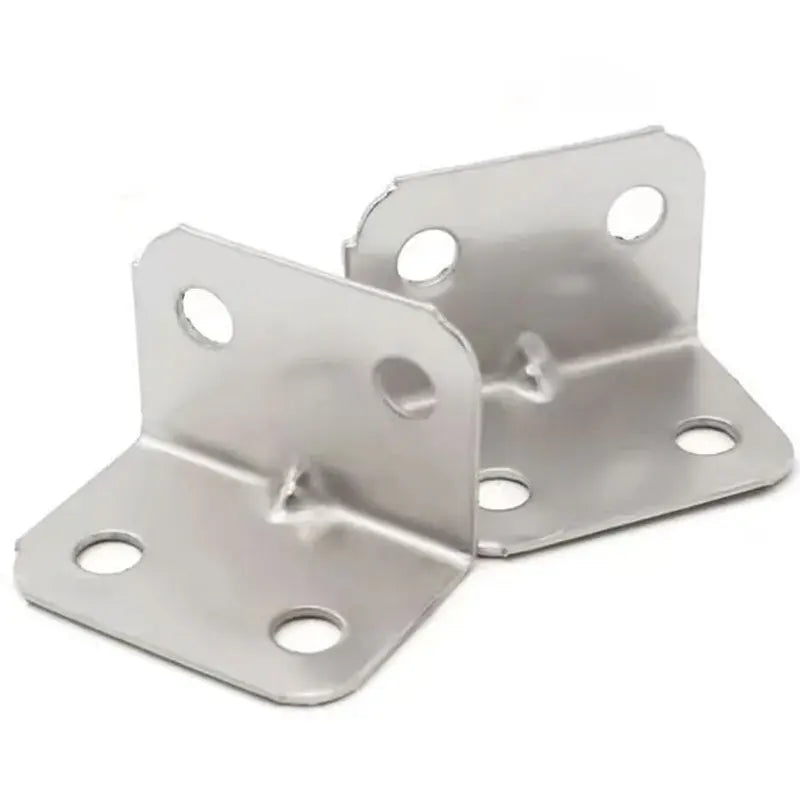 20PCS L-Shaped Corner Code 90 Degree Laminated Furniture Plate Hardware Right Angle Bracket Cabinets Small Connectors