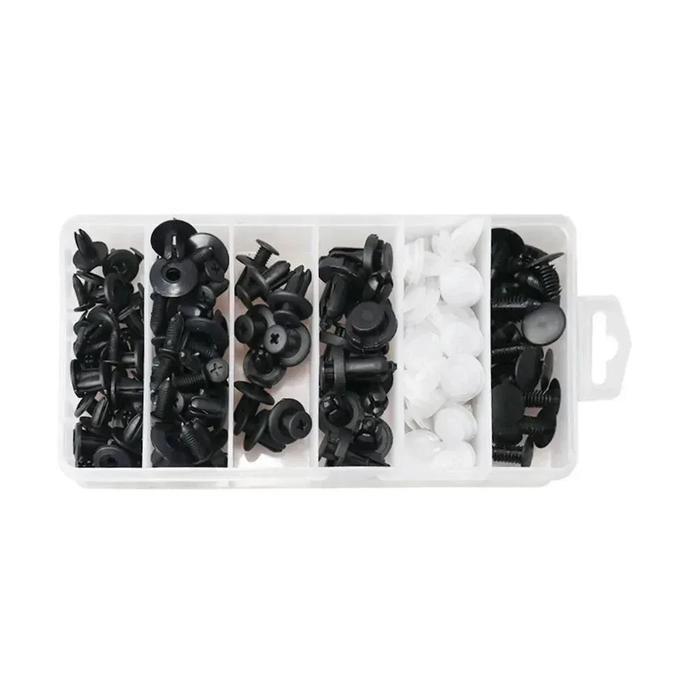 800pcs-100Pcs Car Fastener Clip Kit Fender Rivet Plastic Clips Auto Body Push Retainer Pin Rivet Bumper Door Trim Panel Repair