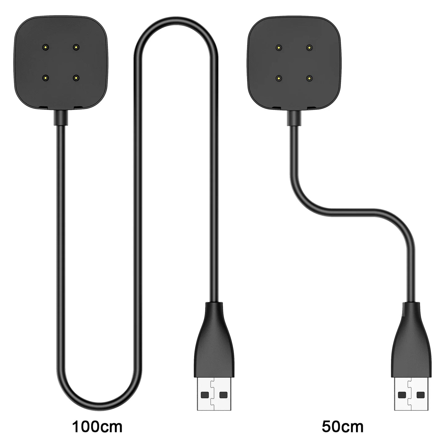 Portable USB Magnetic Charger Dock Adapter For Fitbit Versa 3 Fast Charging Power Cable For Fitbit Sense Smartwatch Accessories