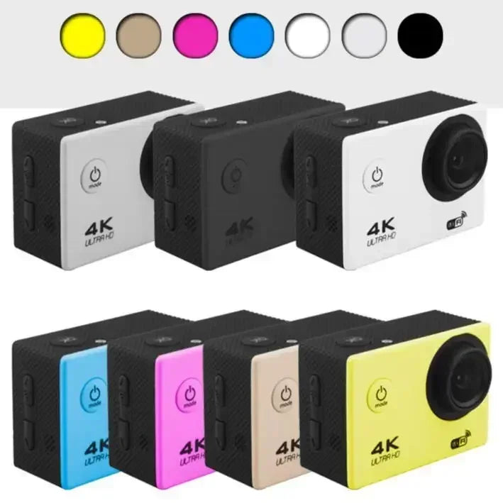 Action Camera Ultra HD 4K/30fps WiFi 2.0-inch 170D Underwater Waterproof Helmet Video Recording Cycling skiing Cameras Sport Cam