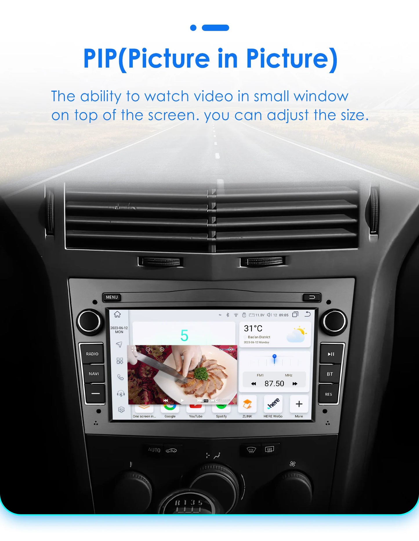 8G+128G 2Din Android 13 Car GPS Navigation Autoradio for Opel Astra H G J Antara Vectra C B Vivaro Corsa C D Zafira B Stereo RDS