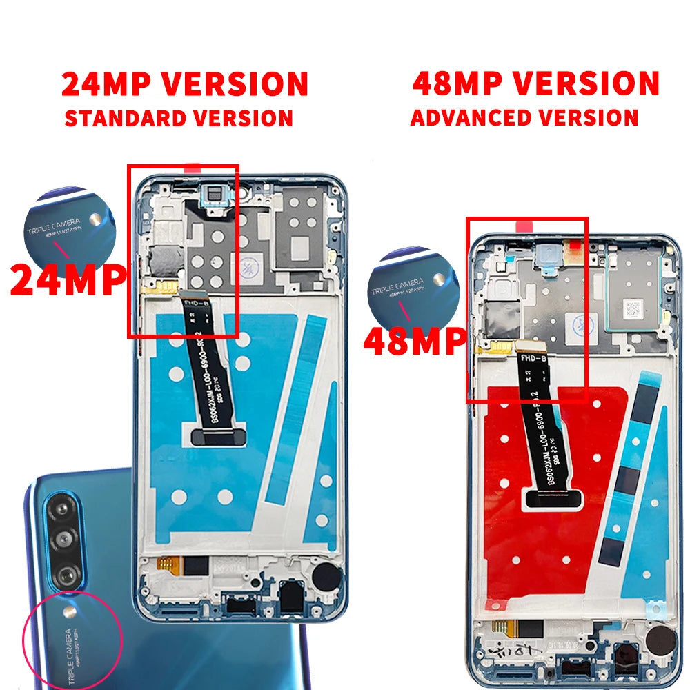 New LCD For HUAWEI P30 Lite LCD Display Touch Screen For HUAWEI P30 Lite Screen Nova 4e MAR-LX1 AL01 Digitizer Assembly