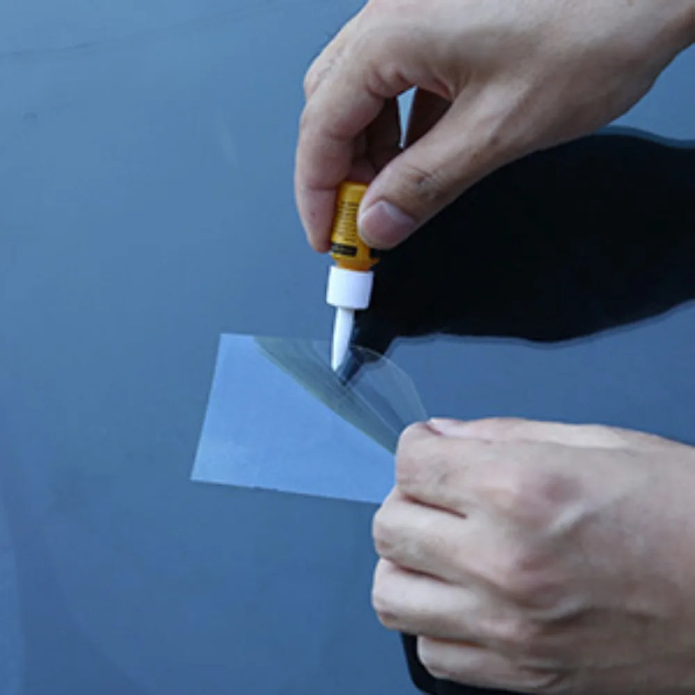 Windshield Car Crack Repair Kit DIY Window Mobile Screen Kit Cure Glue Car Glass Scratch Crack Repair Accessories Clean Neat