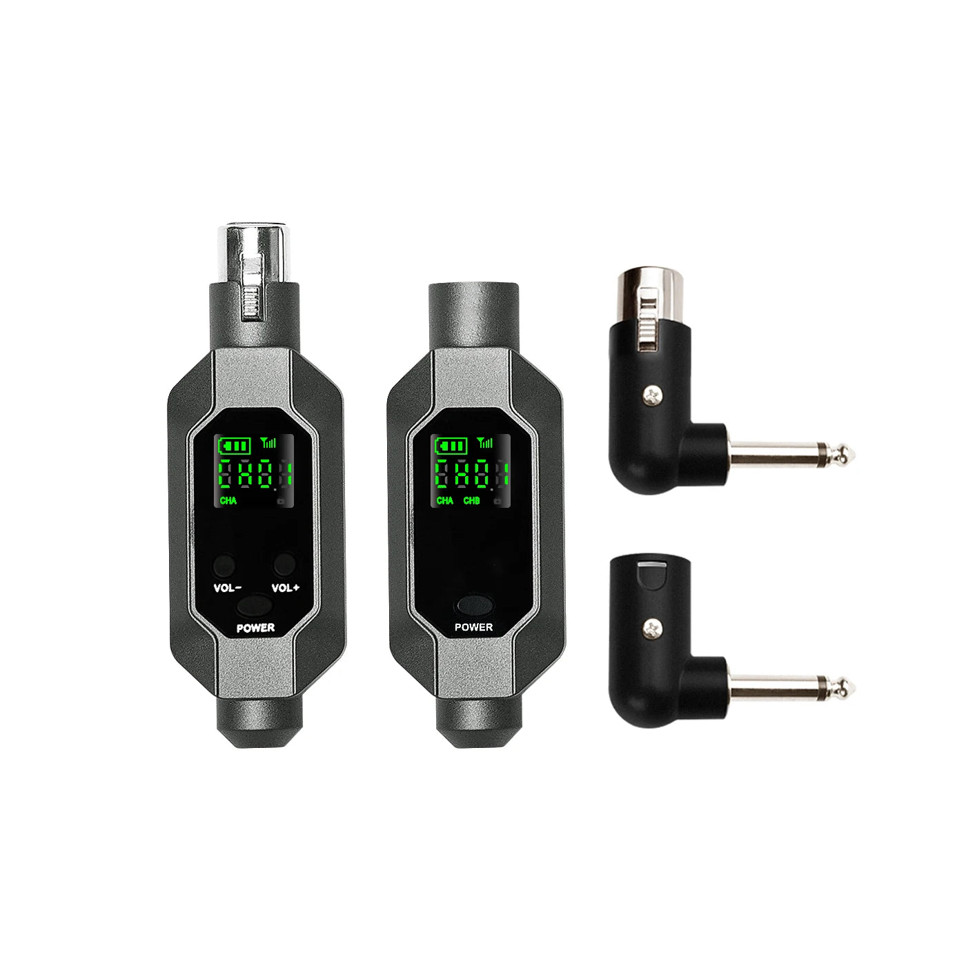 Wired to Wireless Microphone System Wireless Microphone Converter XLR Transmitter and Receiver for Dynamic Microphone