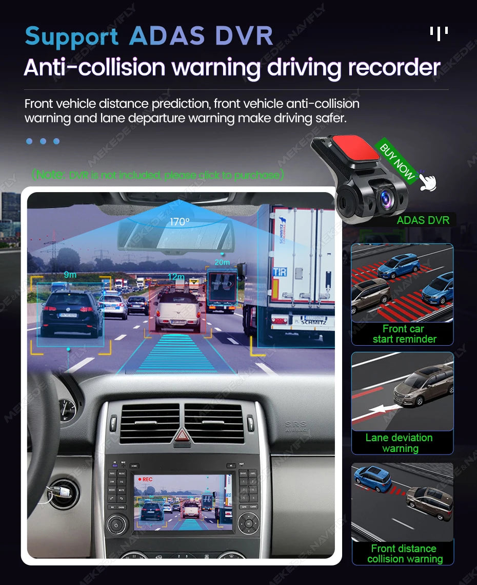 7" 2din Android Car Radio Stereo Video Player For Mercedes Benz B200 A B Class W169 W245 Viano Vito W639 Sprinter W906 Carplay