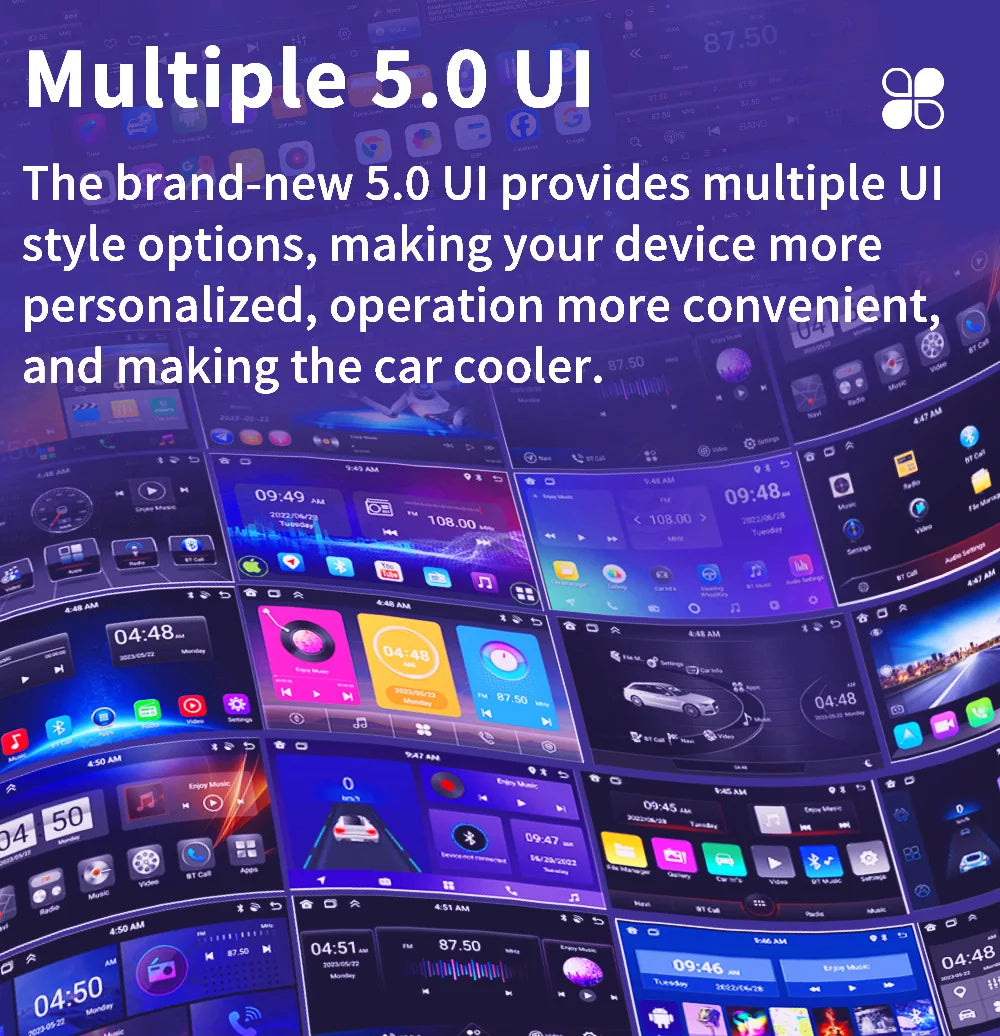 7 Inch Android 13 Auto Carplay Radio GPS For VW Volkswagen VW Multivan Scirocco Transporter und MultivanT5 T6 WiFi Car Player