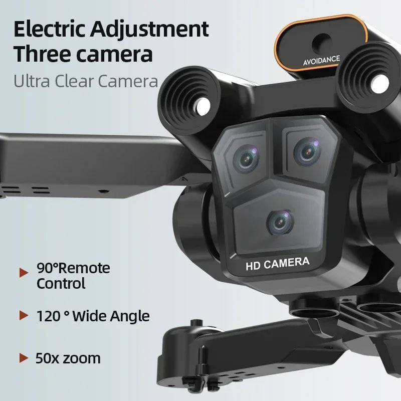2024Uusi M4 Professional Drone 8K HD -kamera esteiden välttäminen laajakulmainen taitettava RC-helikopteri WIFI FPV korkeushelikopteri 3000M