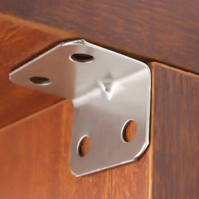 20PCS L-Shaped Corner Code 90 Degree Laminated Furniture Plate Hardware Right Angle Bracket Cabinets Small Connectors