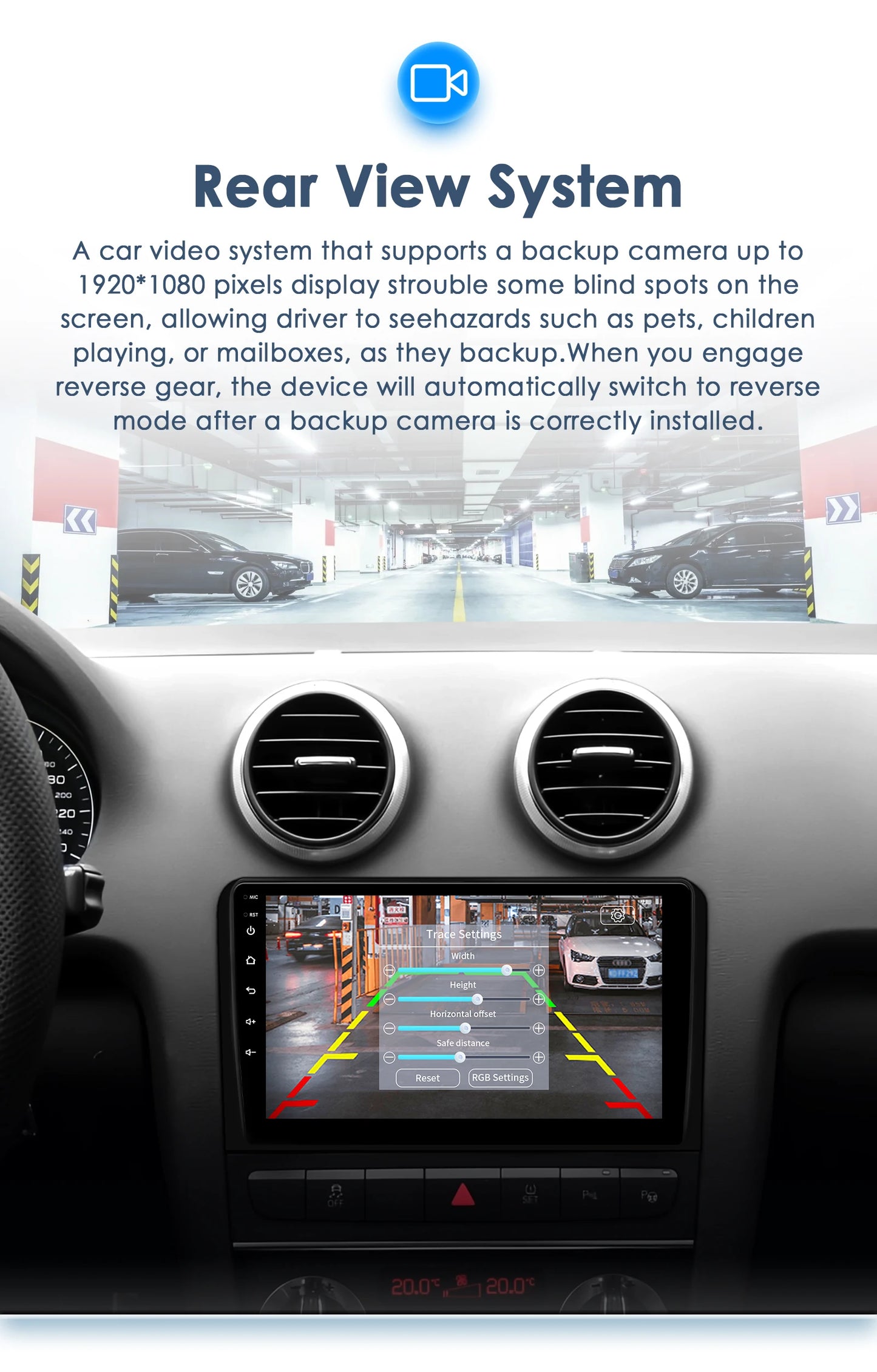 2Din Android 13 Car Radio For Audi A3 8P S3 RS3 2003-2013 Car Multimedia GPS 4G Wireless CarPlay Android Auto AI Voice autoradio