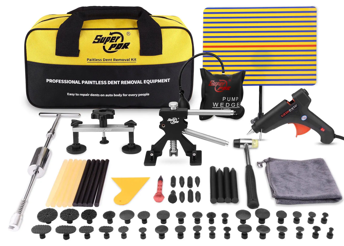 PDR Car Paintless Dent Repair Kit Professional Dent Remover tools  Auto Dent Repair Puller Dint Hail Damage Tool
