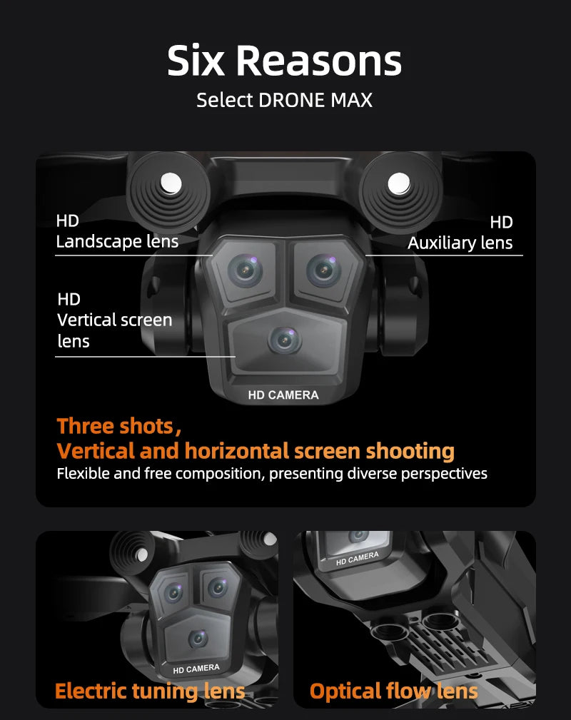 2024Uusi M4 Professional Drone 8K HD -kamera esteiden välttäminen laajakulmainen taitettava RC-helikopteri WIFI FPV korkeushelikopteri 3000M
