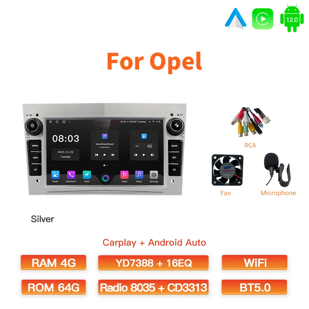 GATAXASKY 7"Car Android Radio Multimedia For Opel Vauxhall Astra H G J Antara vectra c b Vivaro Signum Astra H corsa c d zafira