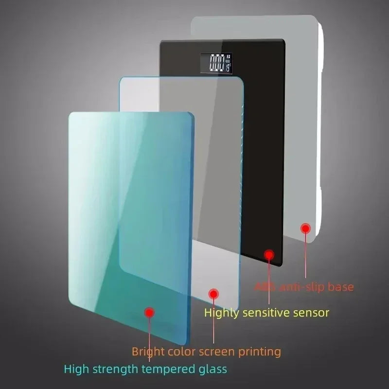 BMI Bluetooth Fat Scale Älykäs digitaalinen kylpyhuonepaino Langaton painovaaka USB-ladattava älypuhelinsovellus