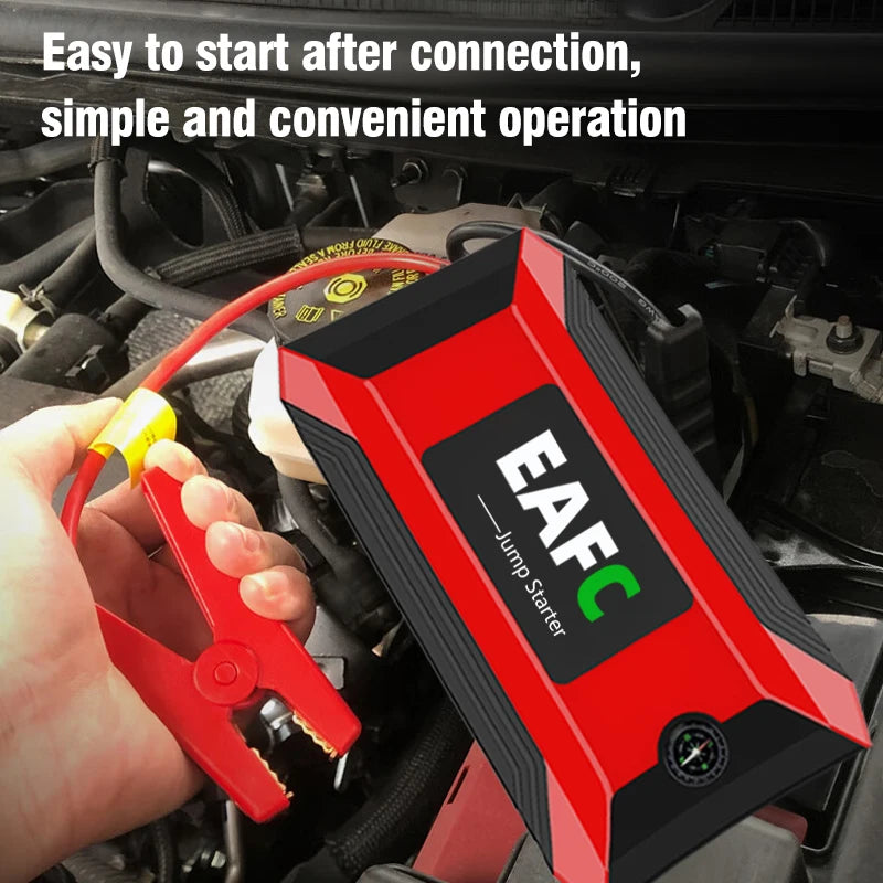 EAFC 2000A/1200A Portable Car Portable Jump Starter With Power Bank Fast Charge 12V Auto Battery Charger Booster Starting Device