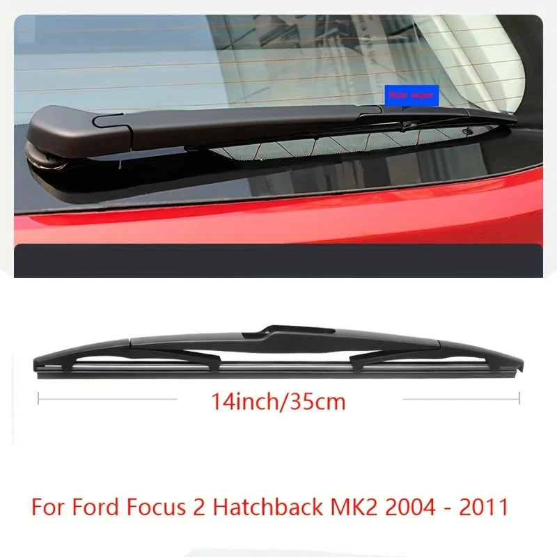 Klaasipuhasti 14" tagumine klaasipuhasti hari Ford Focus 2 luukpära MK2 2004 - 2011 esiklaasi esiklaasi puhas tagaluugi aken